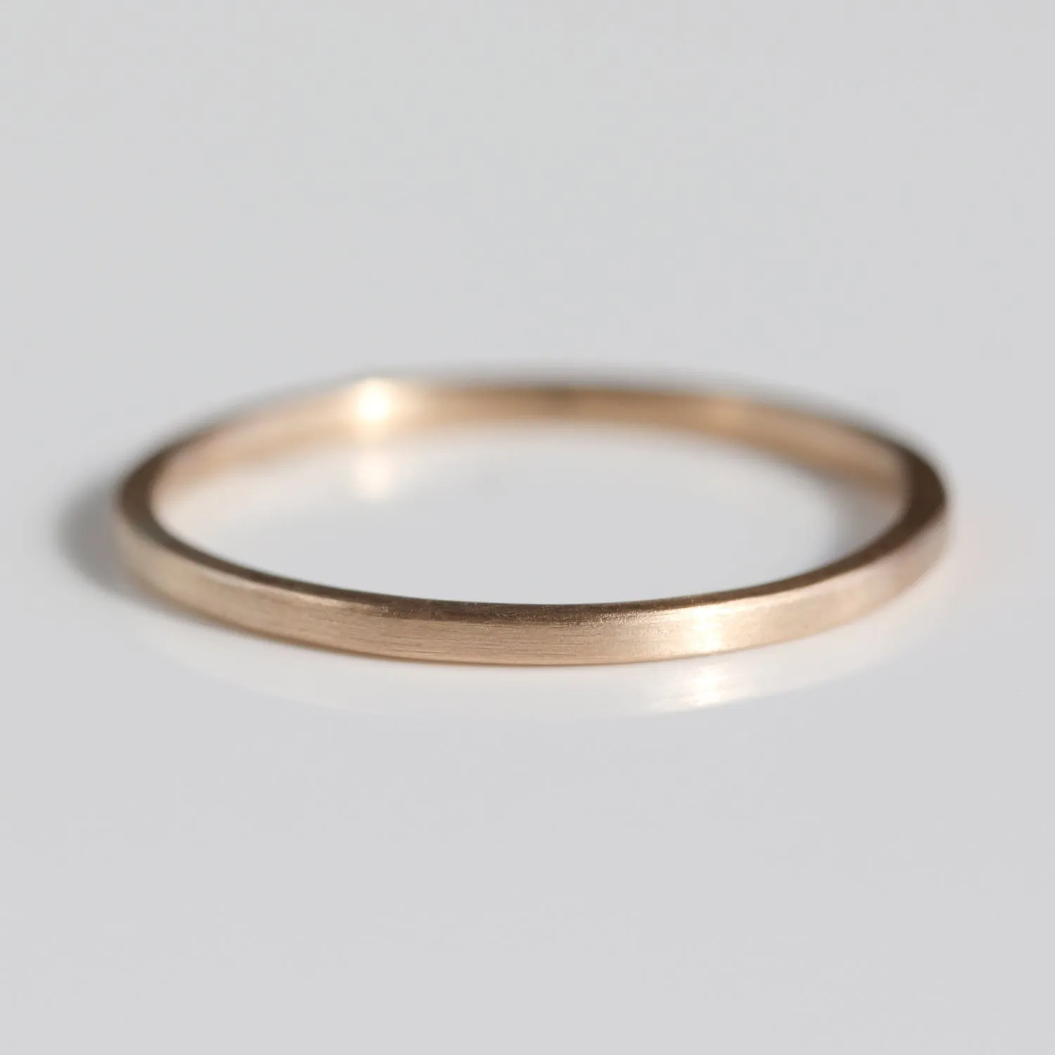 10k Yellow Gold 1x1mm Square Band