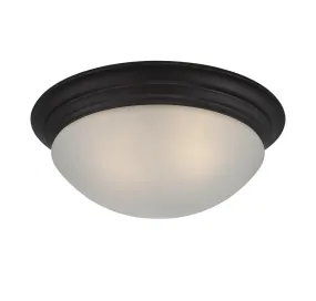 2 LIGHT CEILING MOUNT, ENGLISH BRONZE