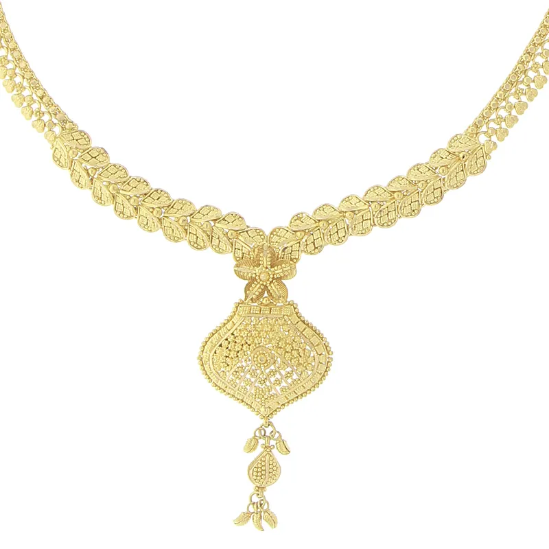 3-PIECE PLAIN GOLD NECKLACE SET