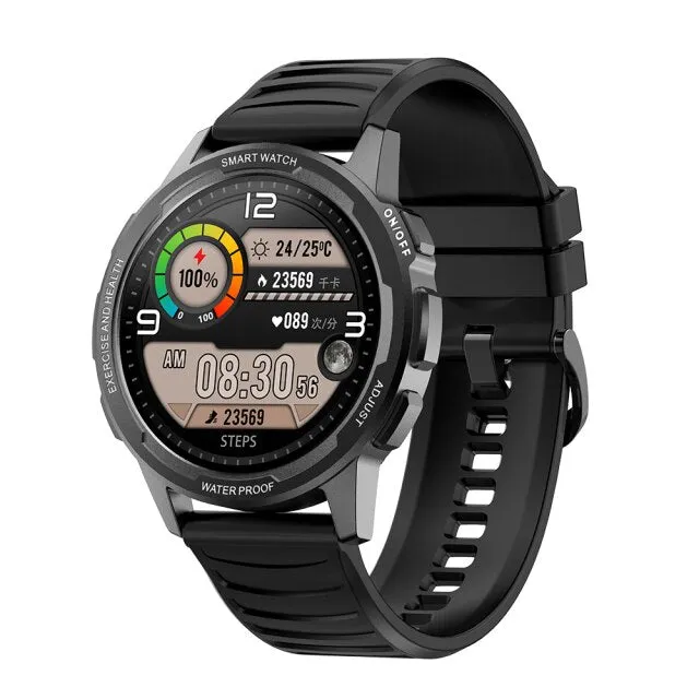 360*360 HD Sports Fitness Tracker Smart Watch with IP68 Waterproof