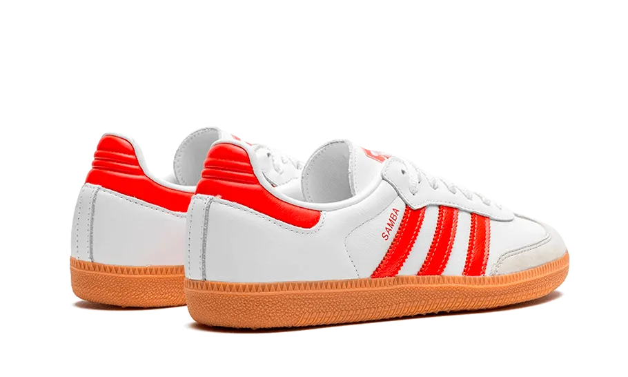 Adidas Samba OG White Solar Red Gum