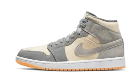 Air Jordan 1 Mid Coconut Milk Particle Grey