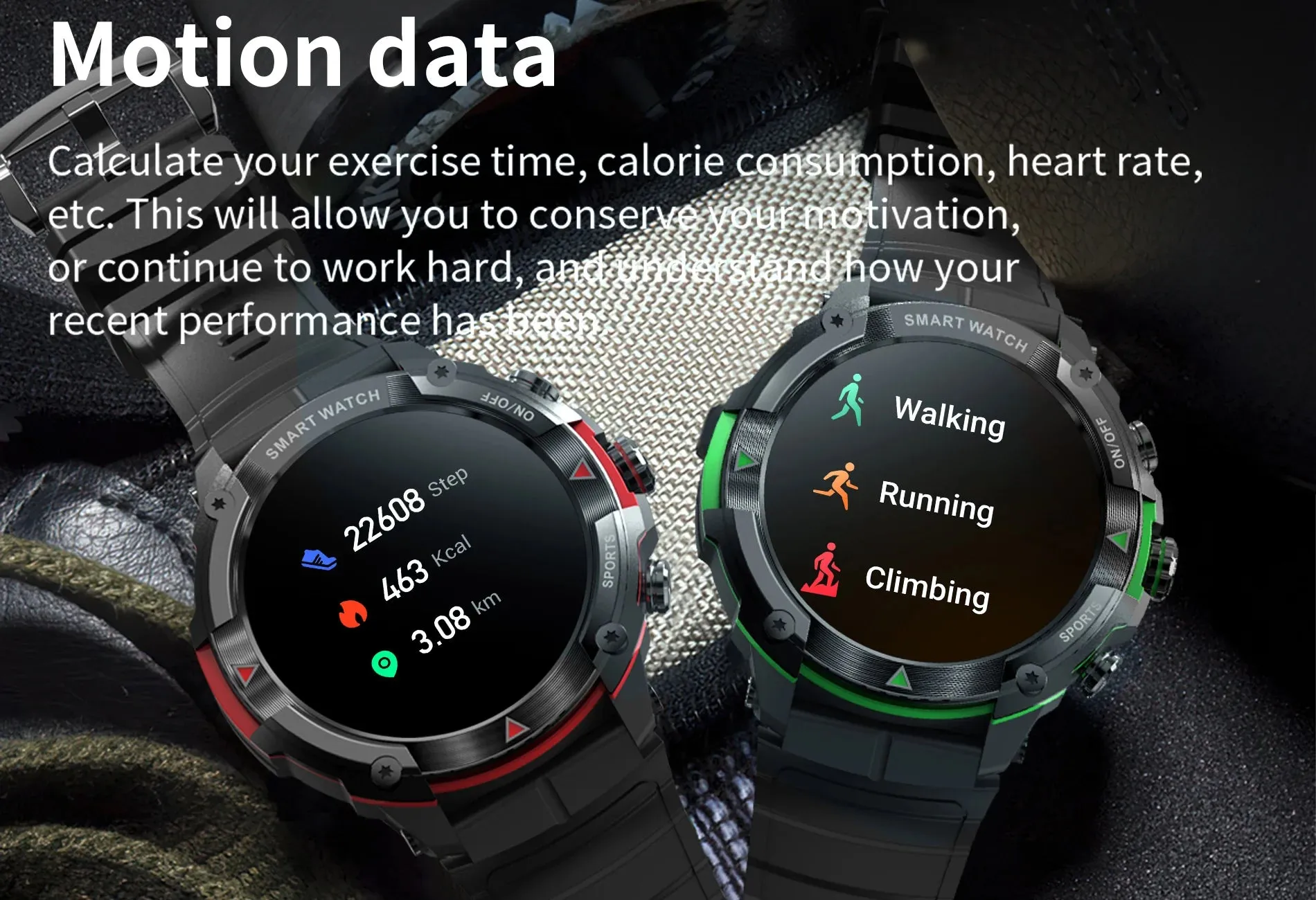 AMOLED Display 420mAH Bluetooth Call Waterproof Sports Smartwatch