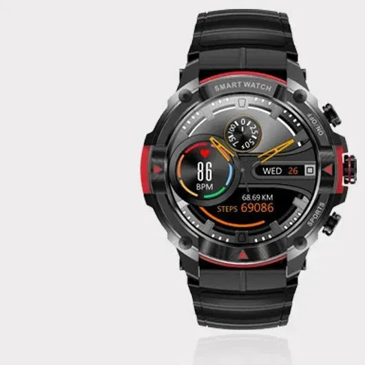 AMOLED Display 420mAH Bluetooth Call Waterproof Sports Smartwatch