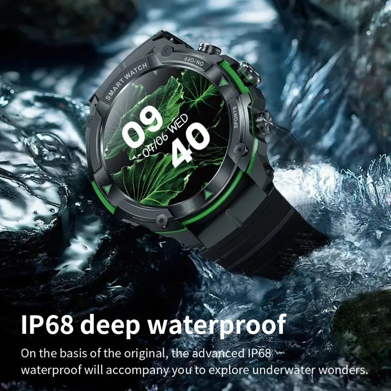 AMOLED Display 420mAH Bluetooth Call Waterproof Sports Smartwatch