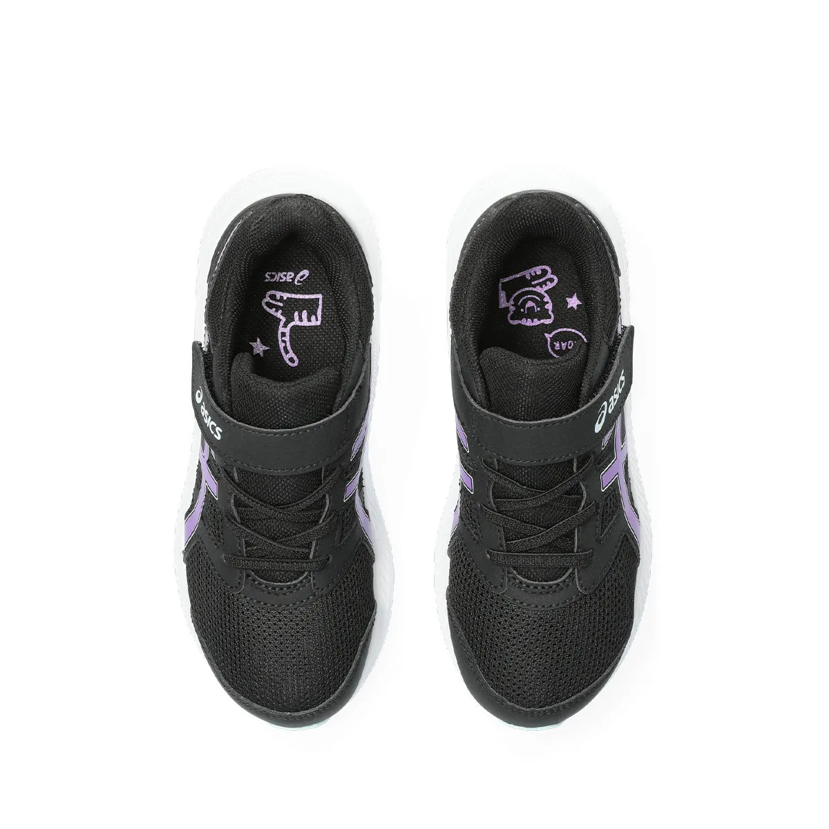 Asics Jolt 4 PS Kids Black Cyber Grape   