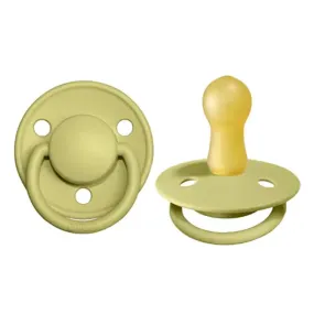 Bibs De Lux Round Latex Pacifier 2pk - Meadow