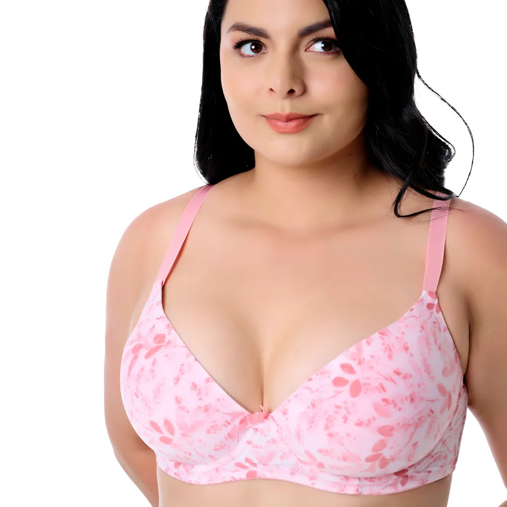 Brasier de talla extra estampado con varilla  24441 Carnival