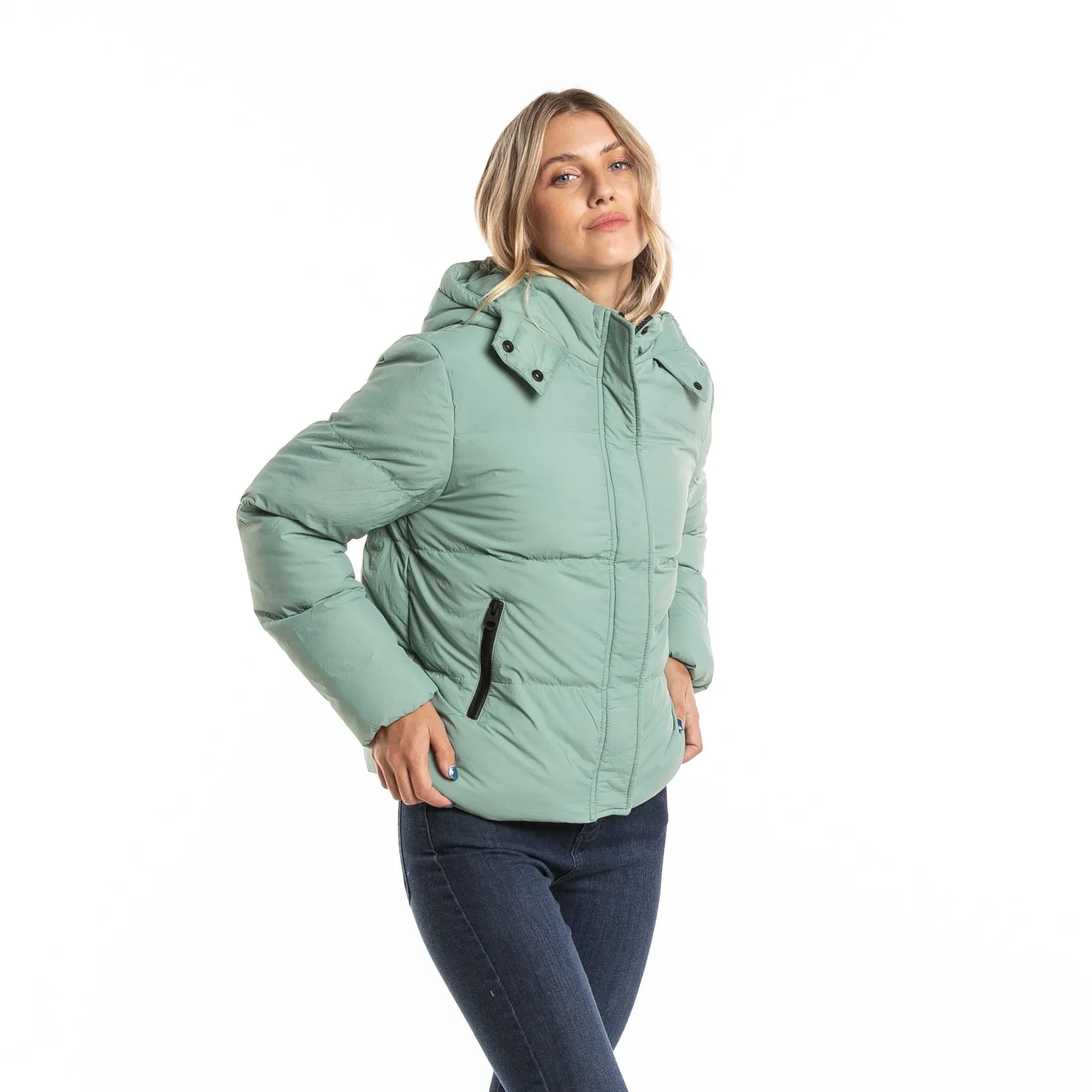 Campera Abrigo Rusty Whisper Puffer Coat Ld