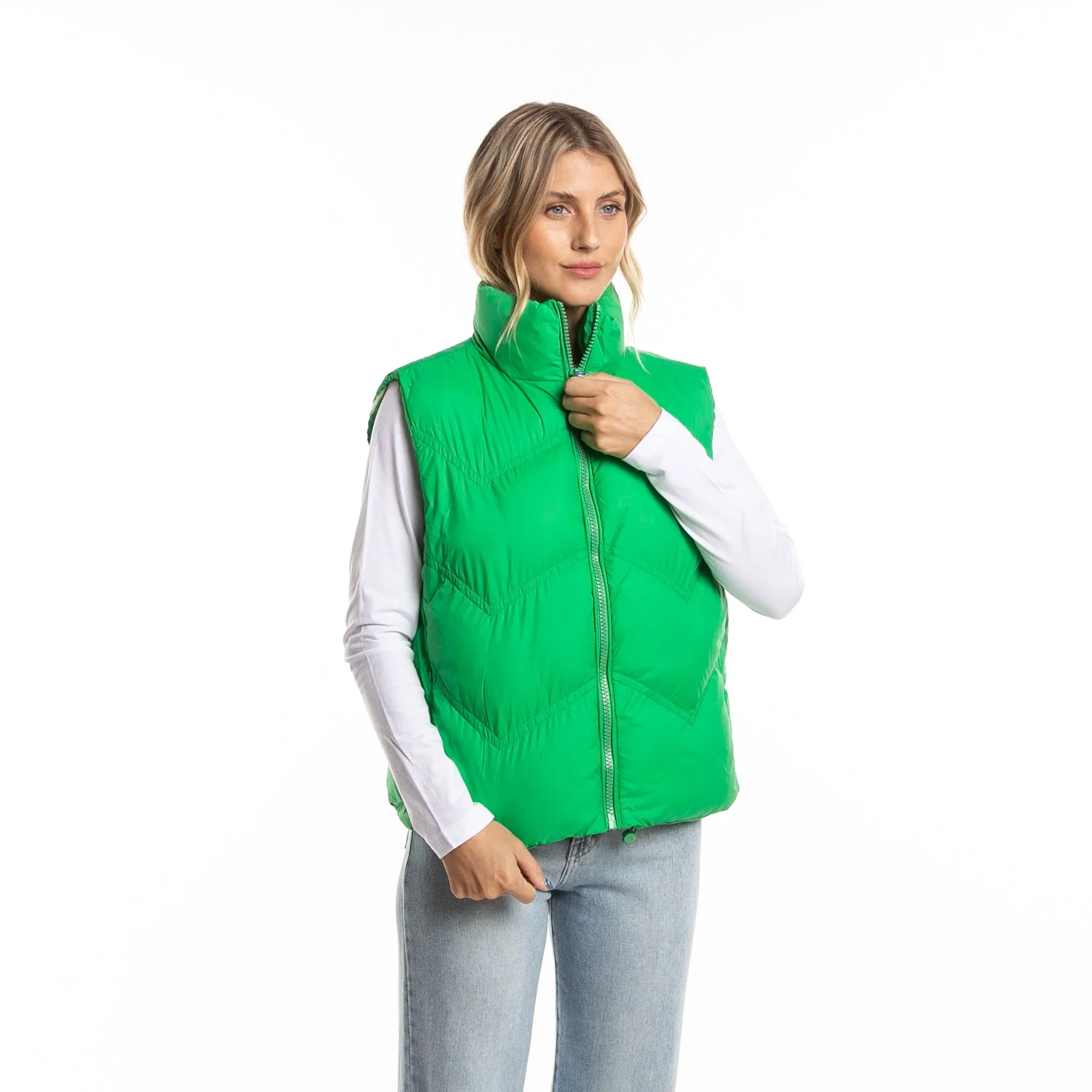 Chaleco Rusty Higher Puffer Vest Ld