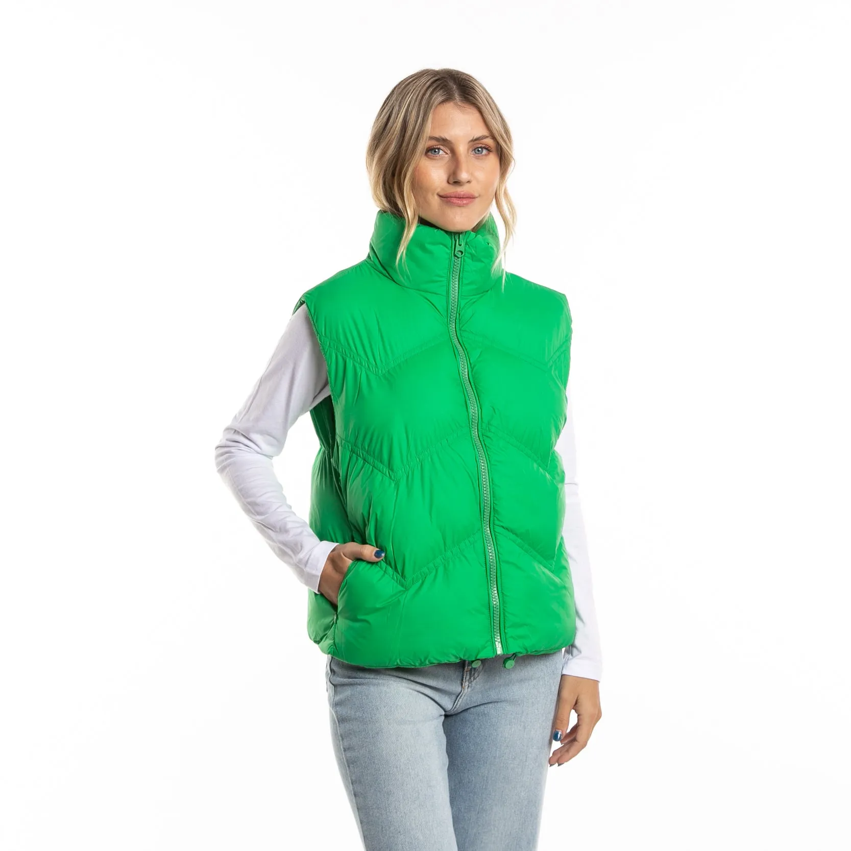 Chaleco Rusty Higher Puffer Vest Ld