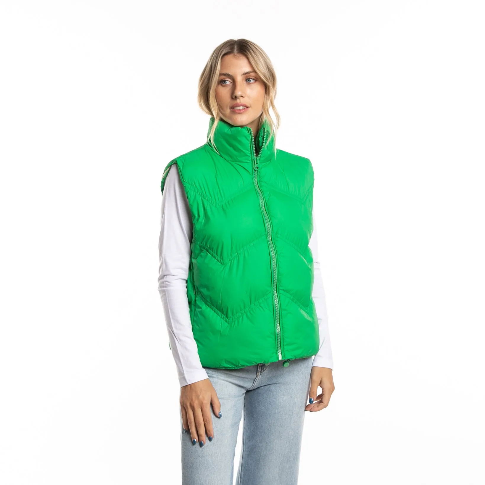 Chaleco Rusty Higher Puffer Vest Ld