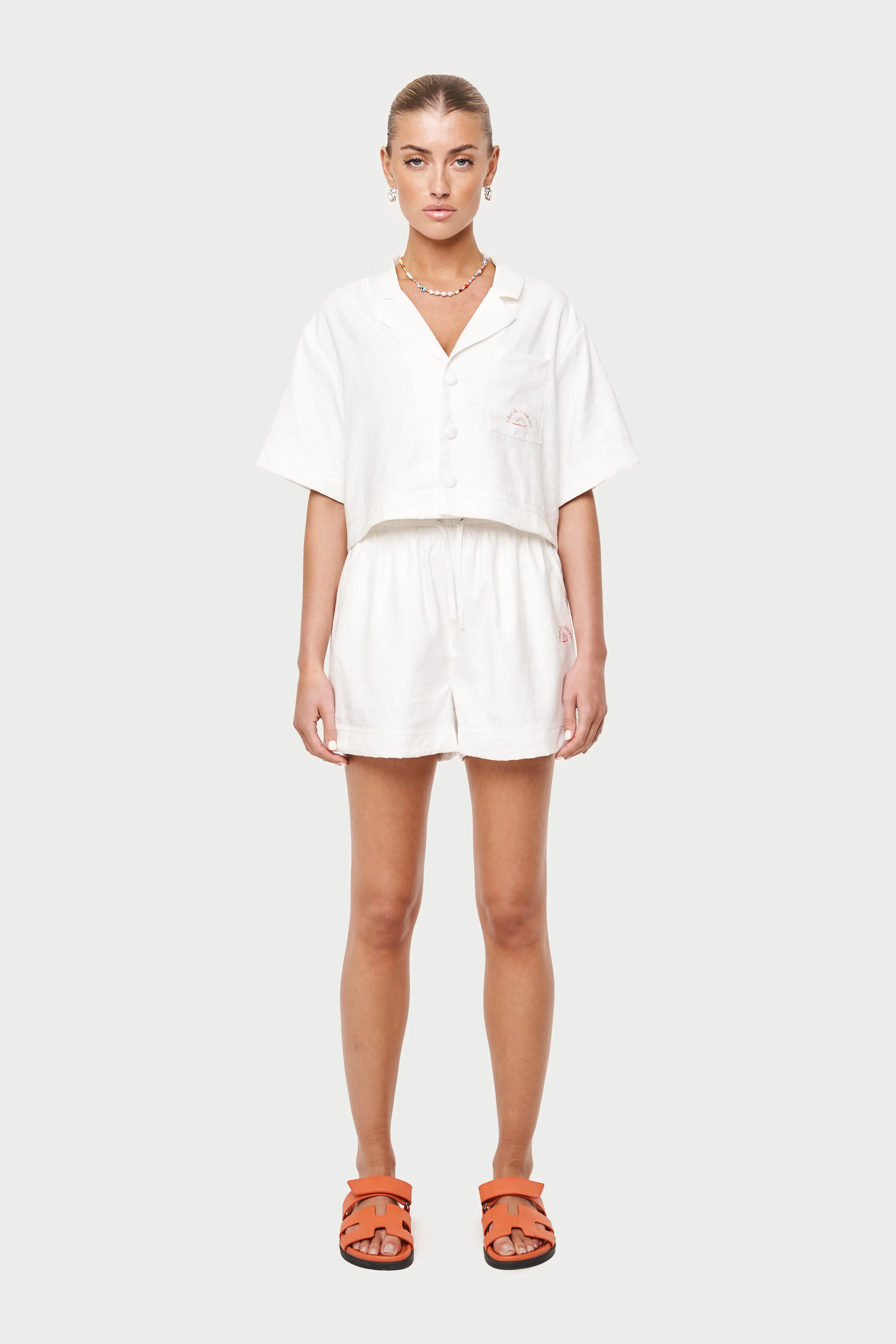 CLUB DE COUTURE RESORT SHIRT - WHITE