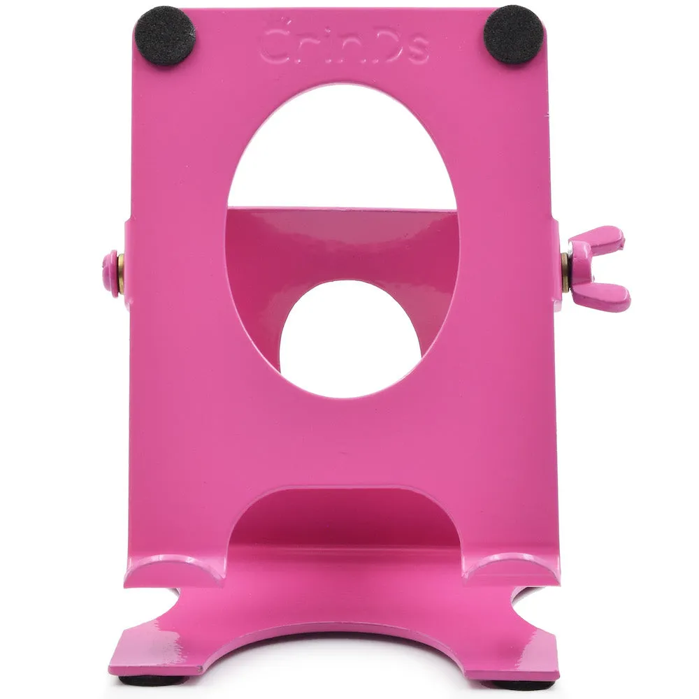 Crinds Pure Metal Mobile Stand for Table (Pink)