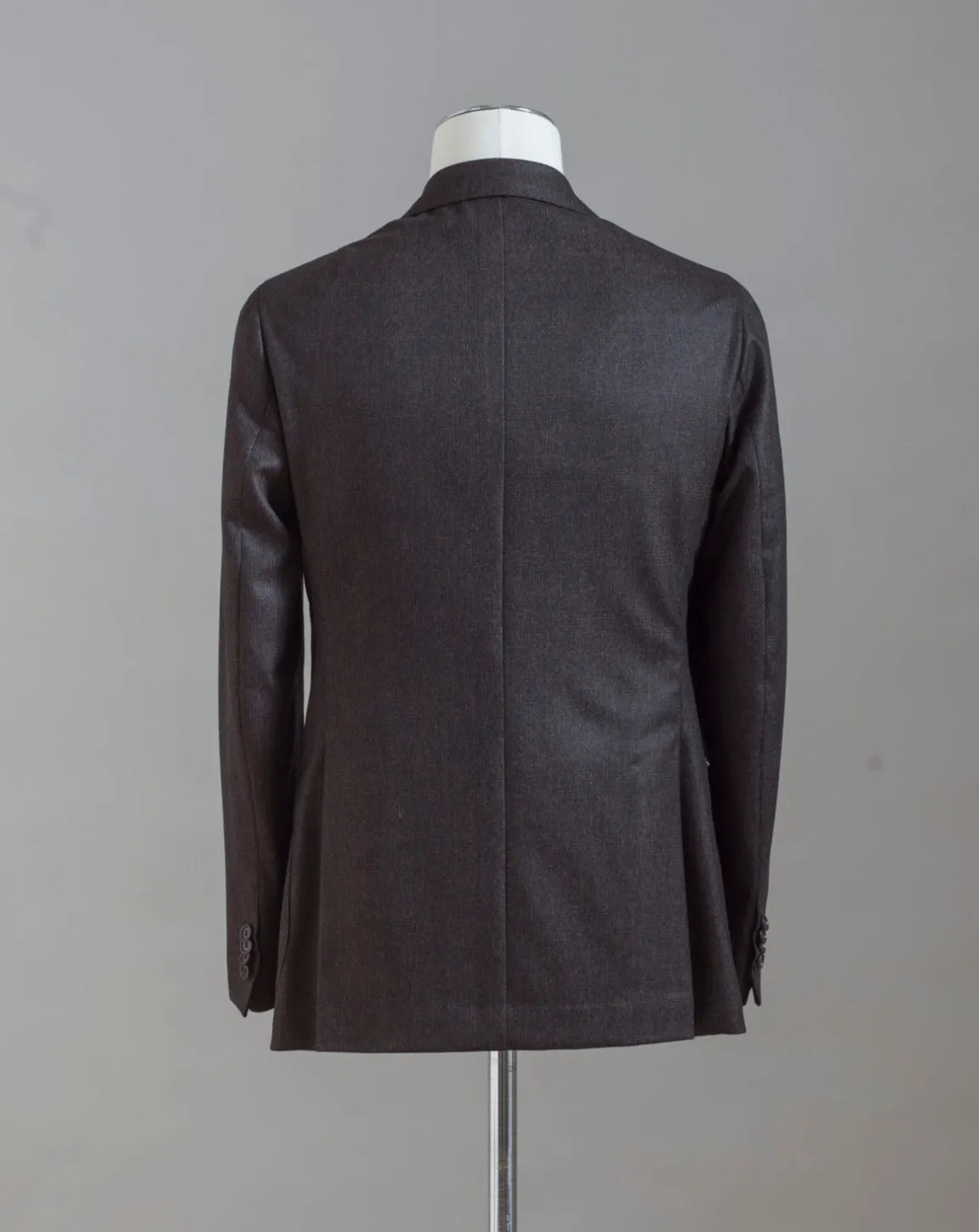 De Petrillo Glencheck Jacket / Dark Brown