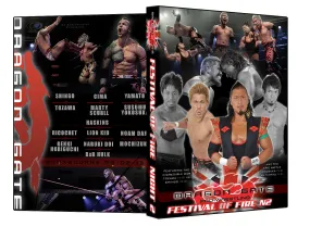 Dragon Gate UK. "Festival of Fire Night 2" Event DVD