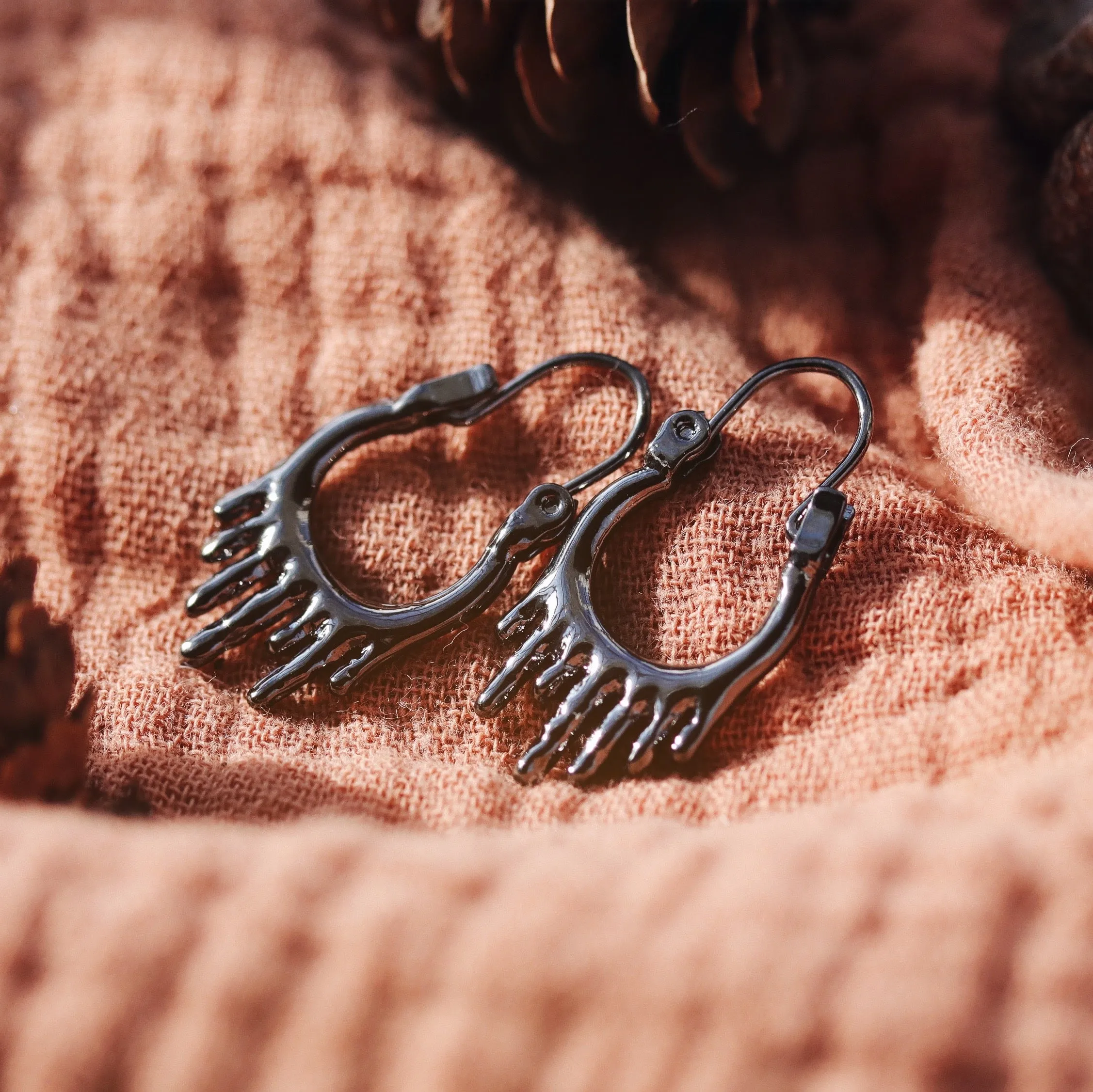 Ice Chasm Mini Hoop Earrings *Colour Select