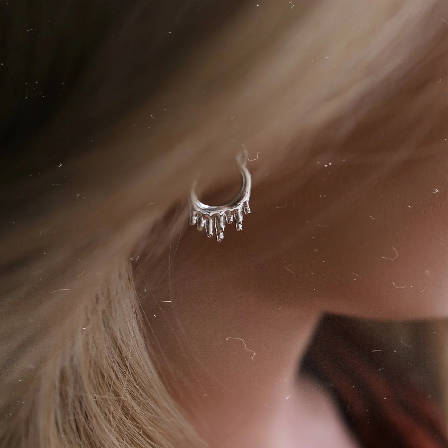 Ice Chasm Mini Hoop Earrings *Colour Select