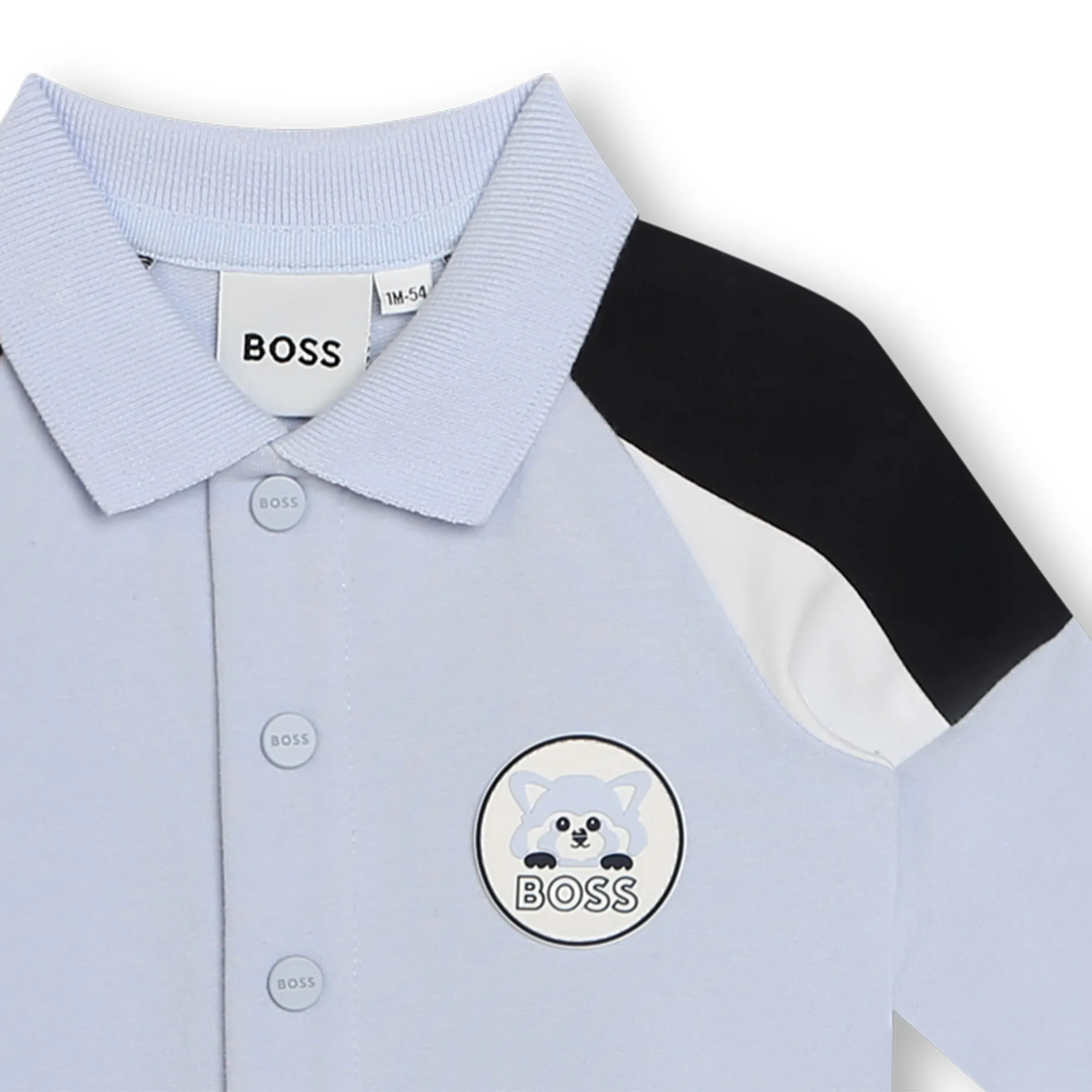 Mameluco, pijama para bebés azul Boss