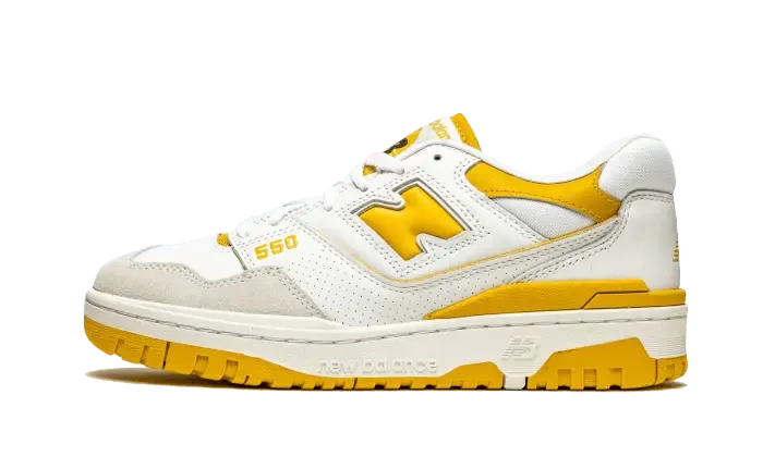 New Balance 550 Sea Salt Varsity Gold