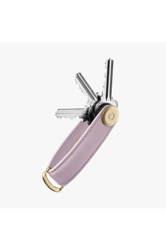 Orbitkey - Key Organiser Saffiano Leather - Lilac