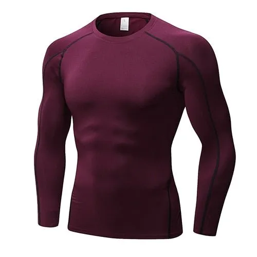 Quick Dry Compression Sport Shirt men Running Fitness t Shirt Tight rashgard Soccer Basketball Jersey Gym Demix Sportswear