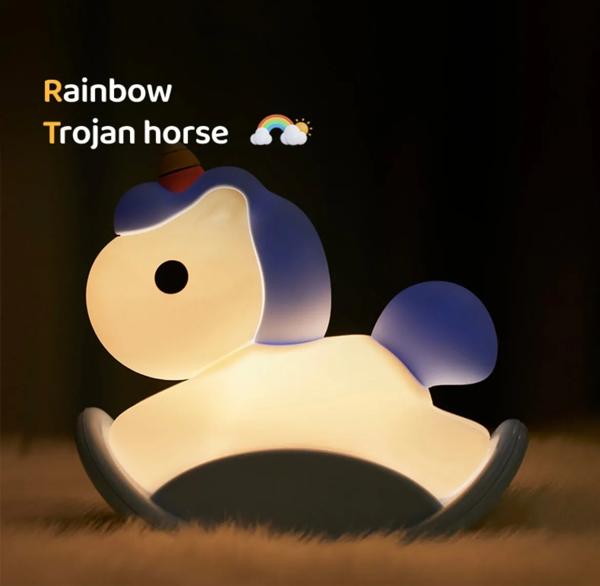 Rainbow Unicorn Pat Night Light