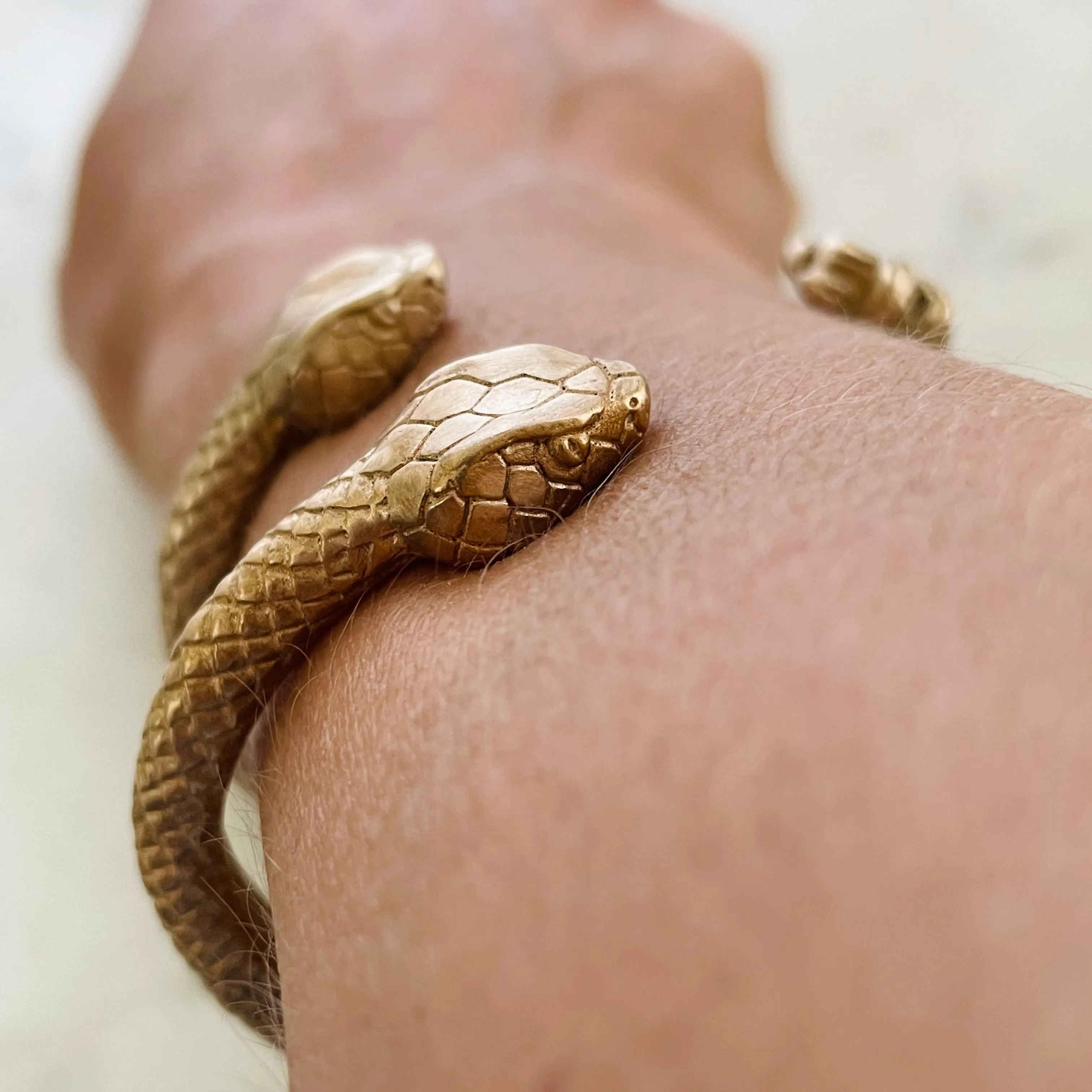 SNAKE-ROPE CUFF