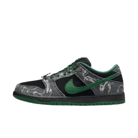 There x Nike SB Dunk Low Pro Anthracite and Gorge Green