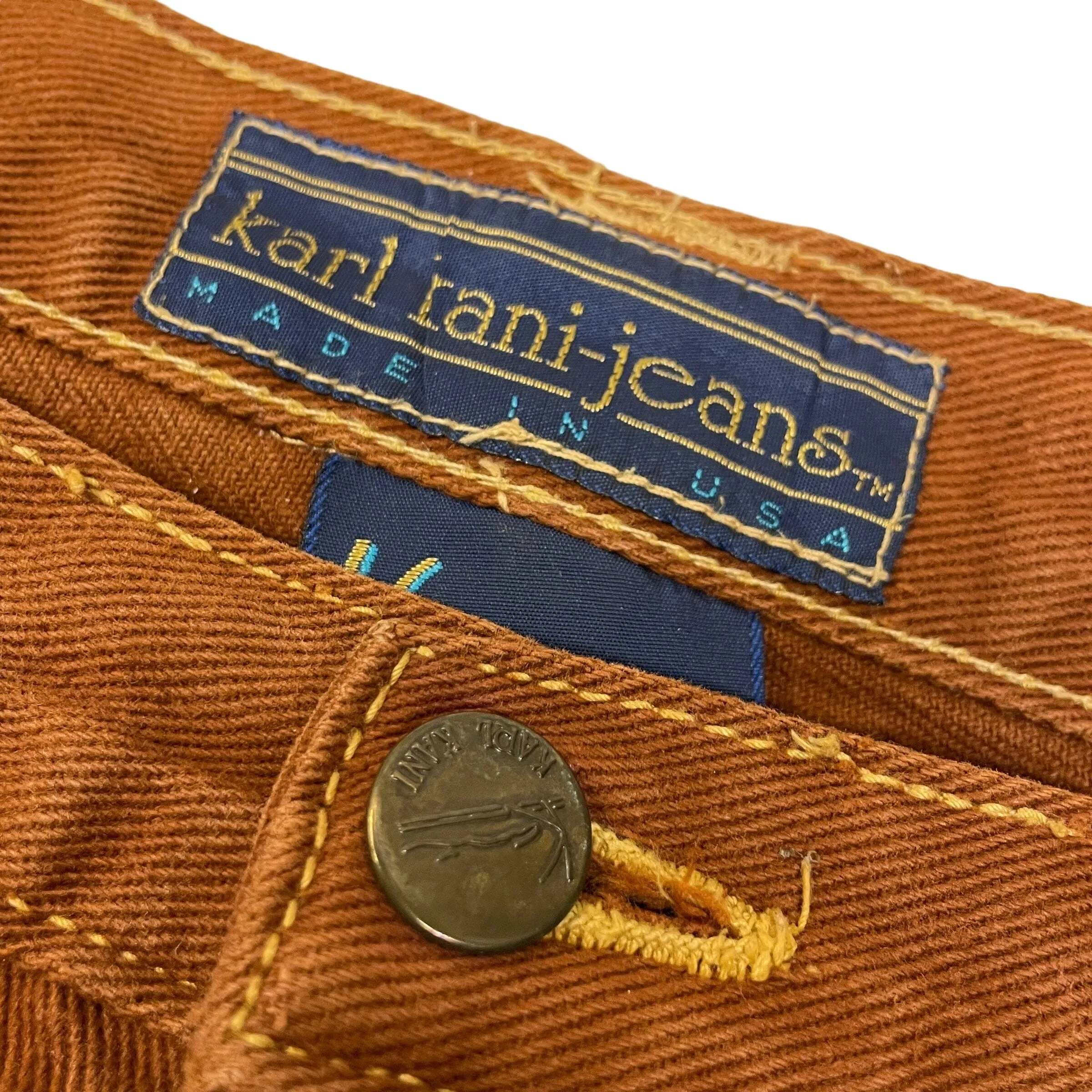 Vintage Karl Kani Jeans Rust Denim Made in USA Size 40"